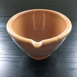 Glazed terracotta salad bowl