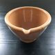 Glazed terracotta salad bowl