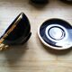 Set of 2 large coffee cups and sugar bowl Vallauris