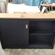 Sliding workbench with shallow depth