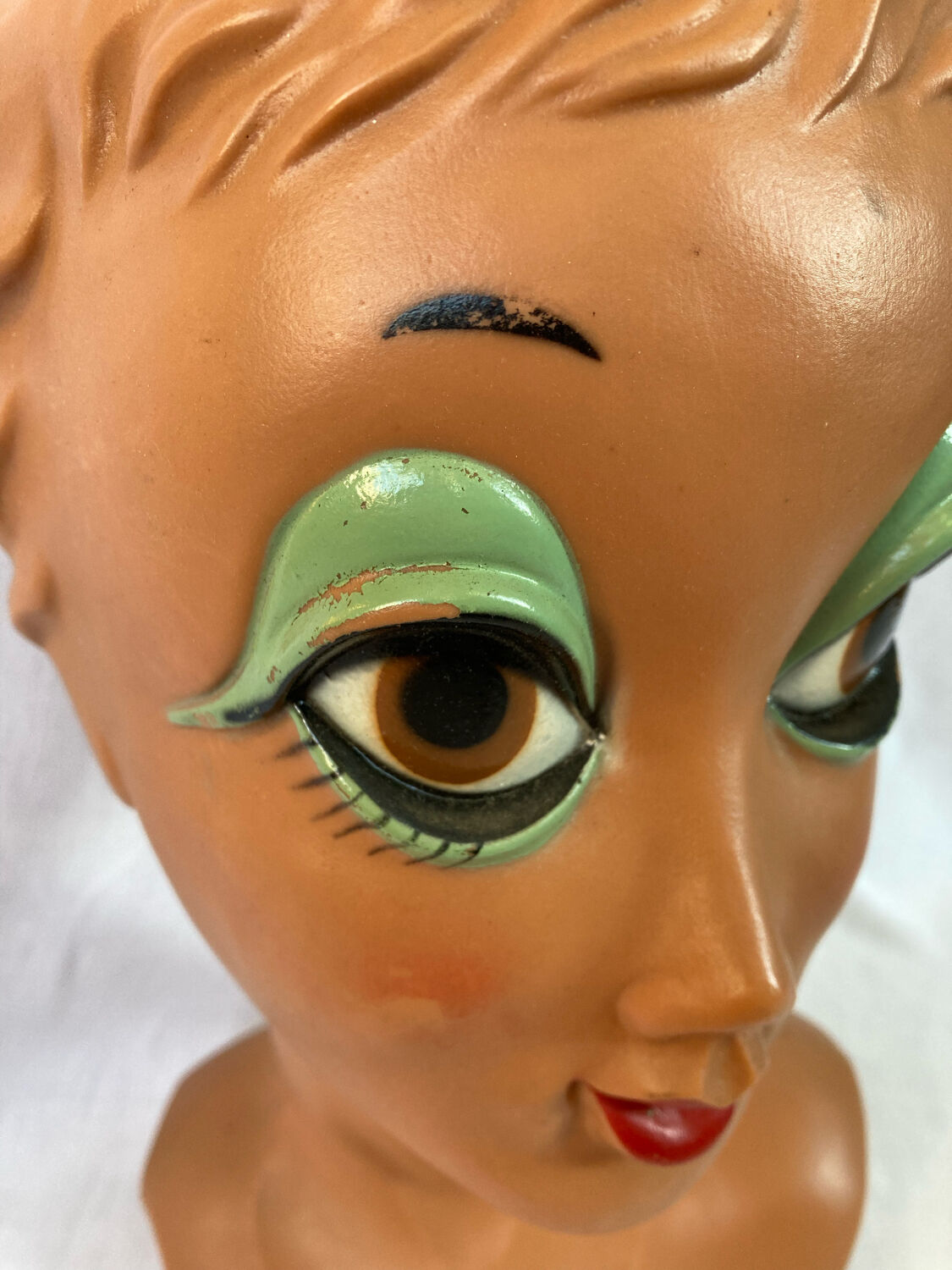 Vintage hat head Huard twiggy