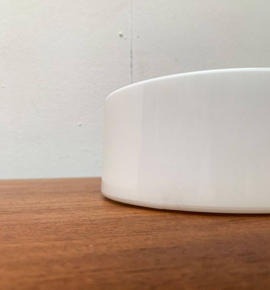 Mid-century German minimalist glass ceiling or wall lamp by Big, 1960s.