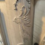 Huge sideboard, 1957, solid natural walnut