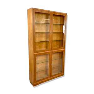 vitrine scolaire en chêne