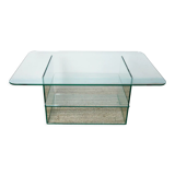 Glass coffee table