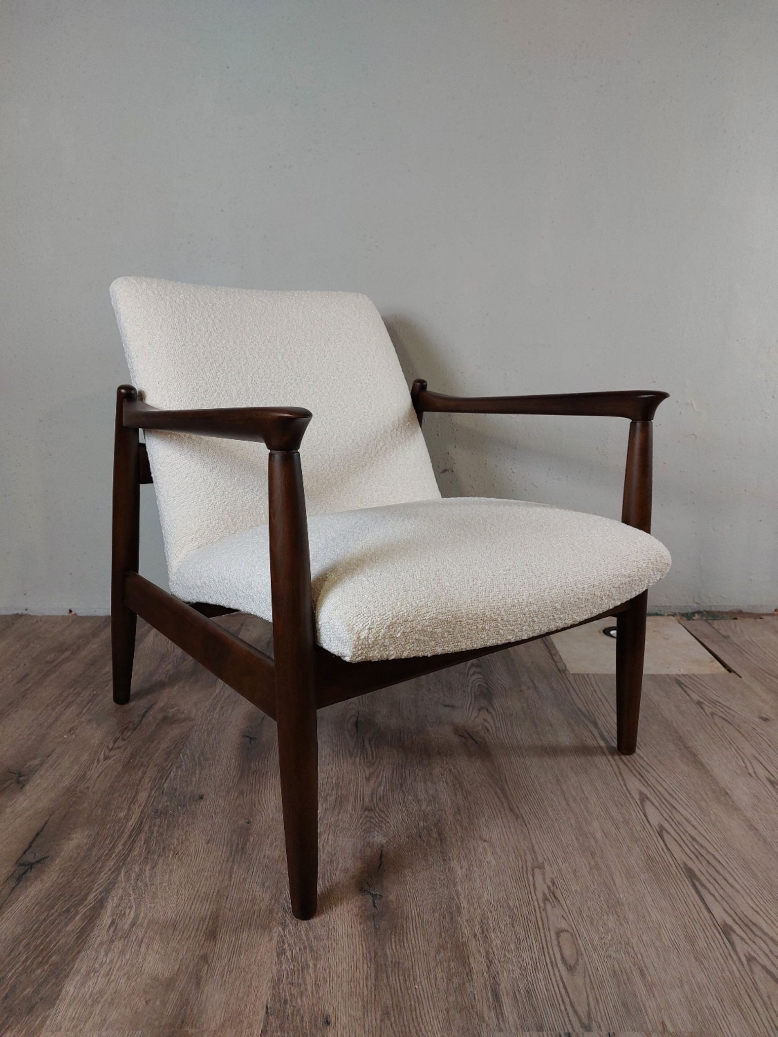 Pair of Armchairs Edmund Homa model GFM-64, Polish vintage 1970s