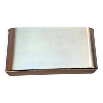 Applique à 2 lumières en aluminium brossé doré, 1970