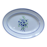 Oval serving platter by Badonviller Francine 200870