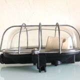 Industrial style porthole wall light, 50s-60s