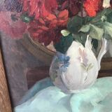 Michel Dubost (1879-1952) - Bouquet de fleurs - Huile sur panneau.