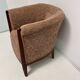 Fauteuil en forme de tonneau années 20-30