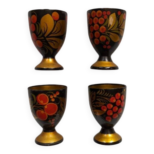 Coquetiers vintage décor - peint