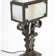 Art Deco wrought iron table lamp, 1930s