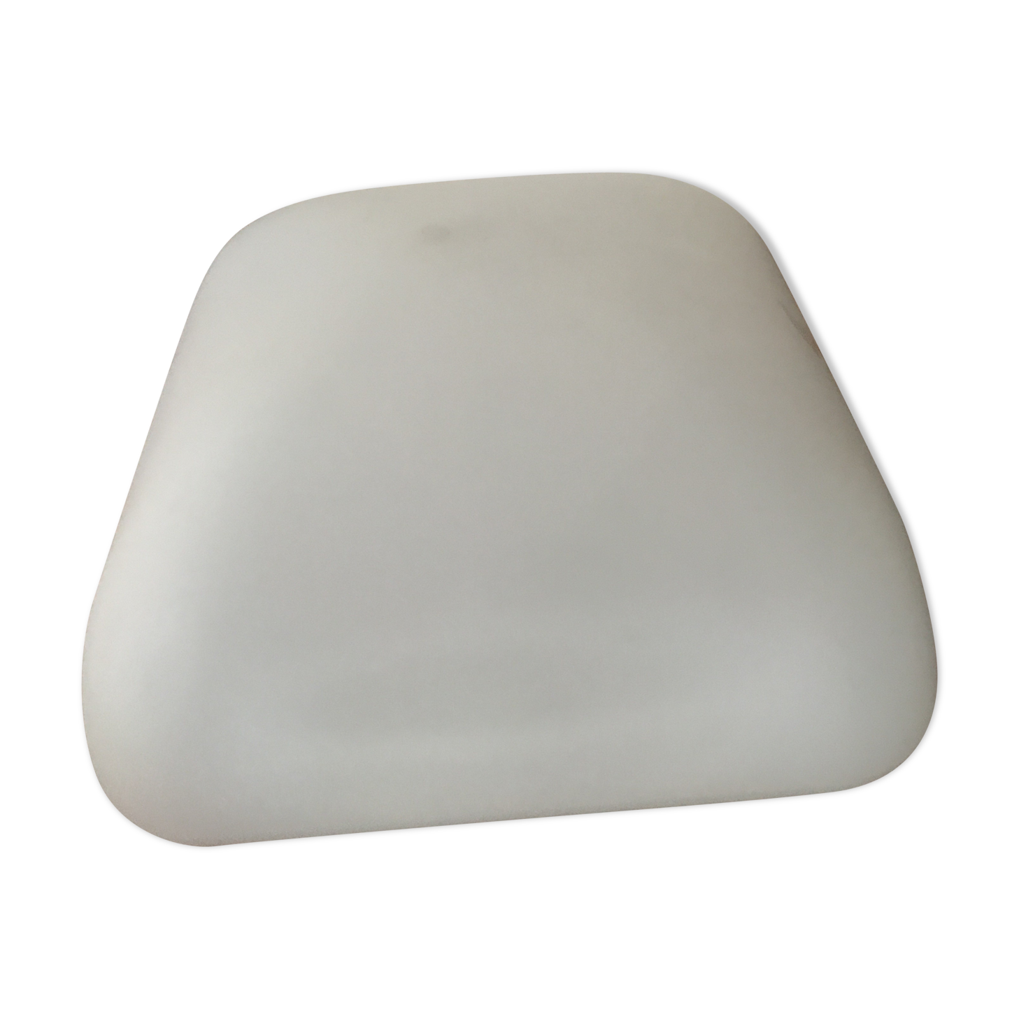 Ceiling lamp in opaline square years 50