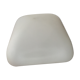 Ceiling lamp in opaline square years 50