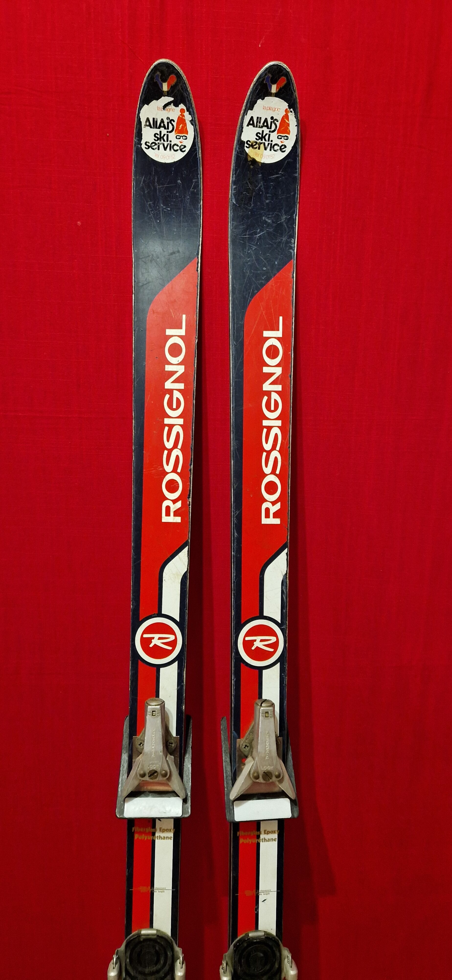 Paire de skis vintage