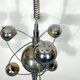 Goffredo Reggiani, satellite chrome chandelier from 60s