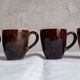 Beauvaisis Warluis 4 cup and sandstone sub-cup set