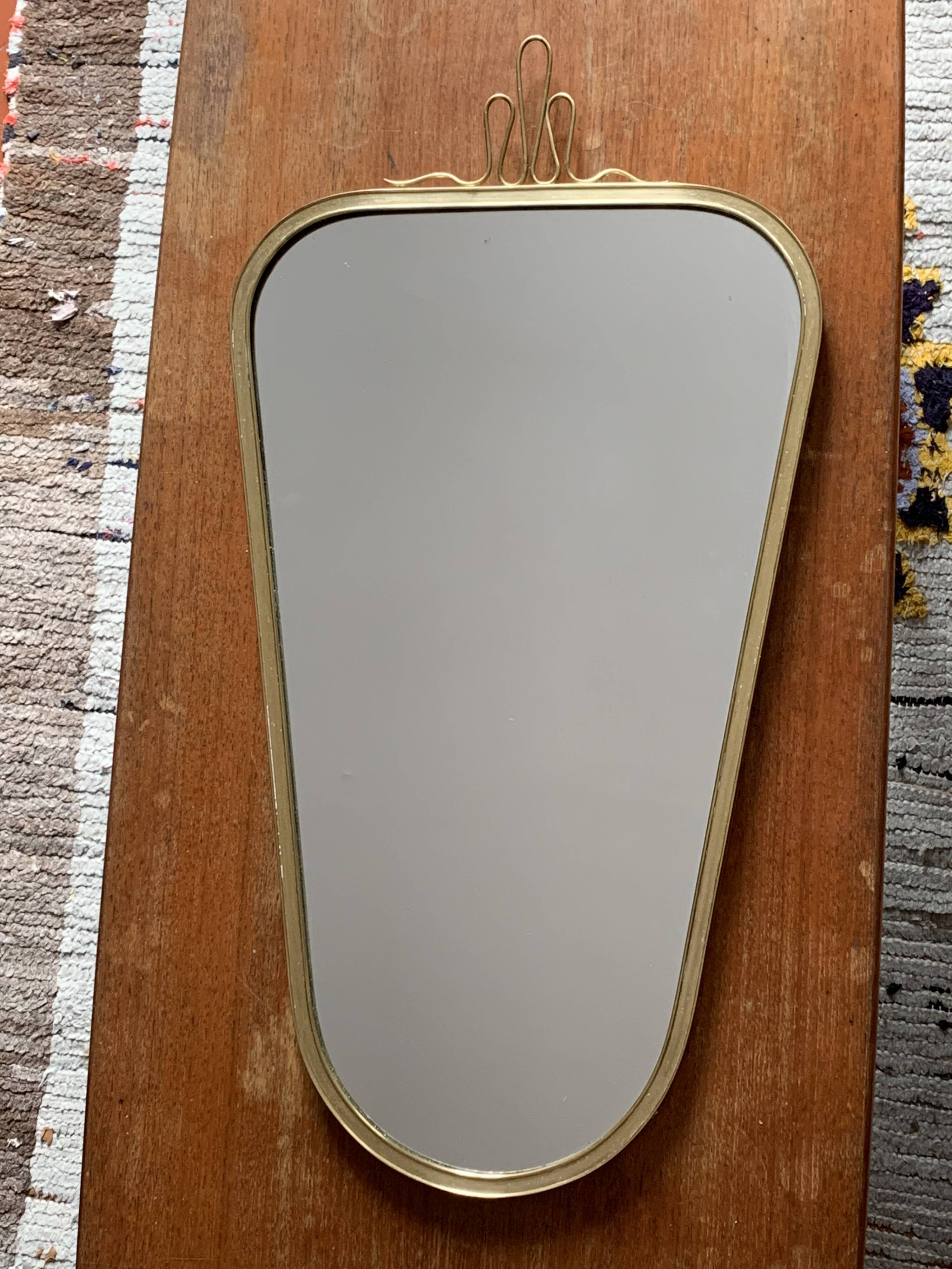 1950s mirror by Münchner Zierspiegel