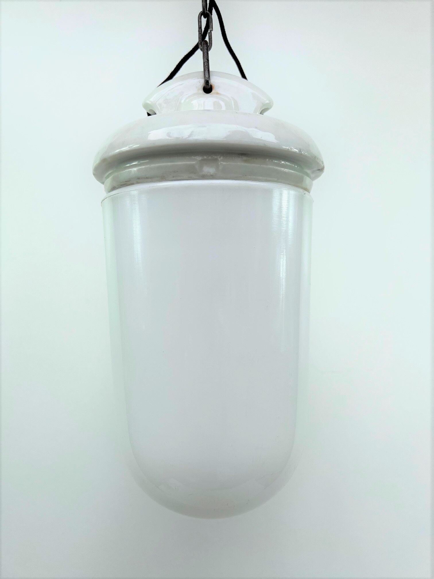 Opaline hanging height 31 cm diameter 14 cm general electric