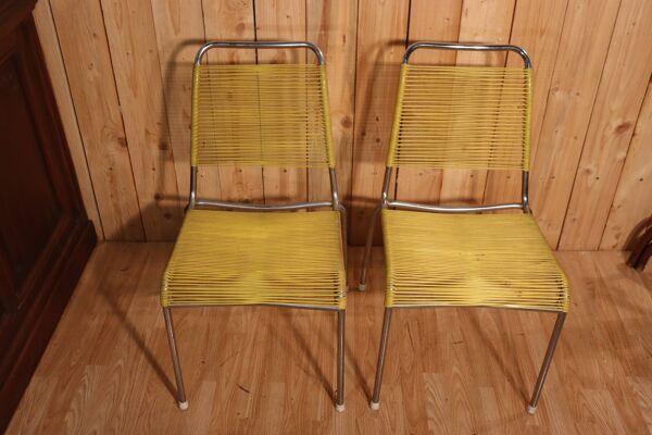 Paire de chaise vintage de jardin Altorfer
