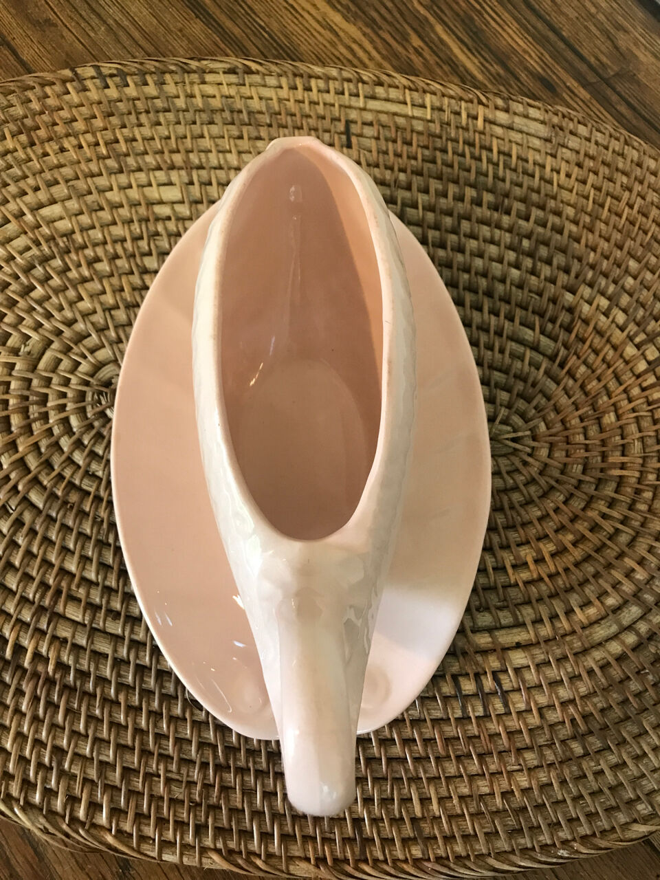 Boch vintage fish gravy boat