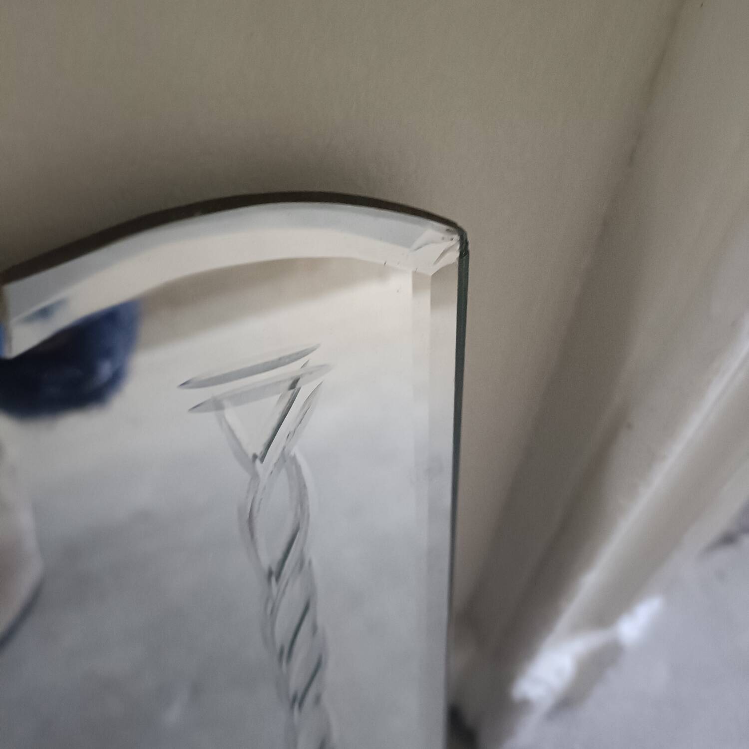 Bevelled Art Deco mirror