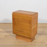 Art Deco Nightstands, Former Czechoslovakia, 1950s, Set of 2