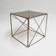 Geometric Isocele side table by Max Sauze, 1960s
