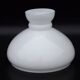 French Vintage White Opaque Glass Lantern Style Replacement Shade 0186