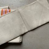 Trio of old new linen cotton XL mixed tea towels