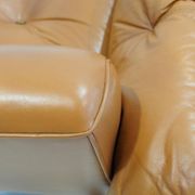 MP-13 armchair set by Percival Lafer in cognac leather.