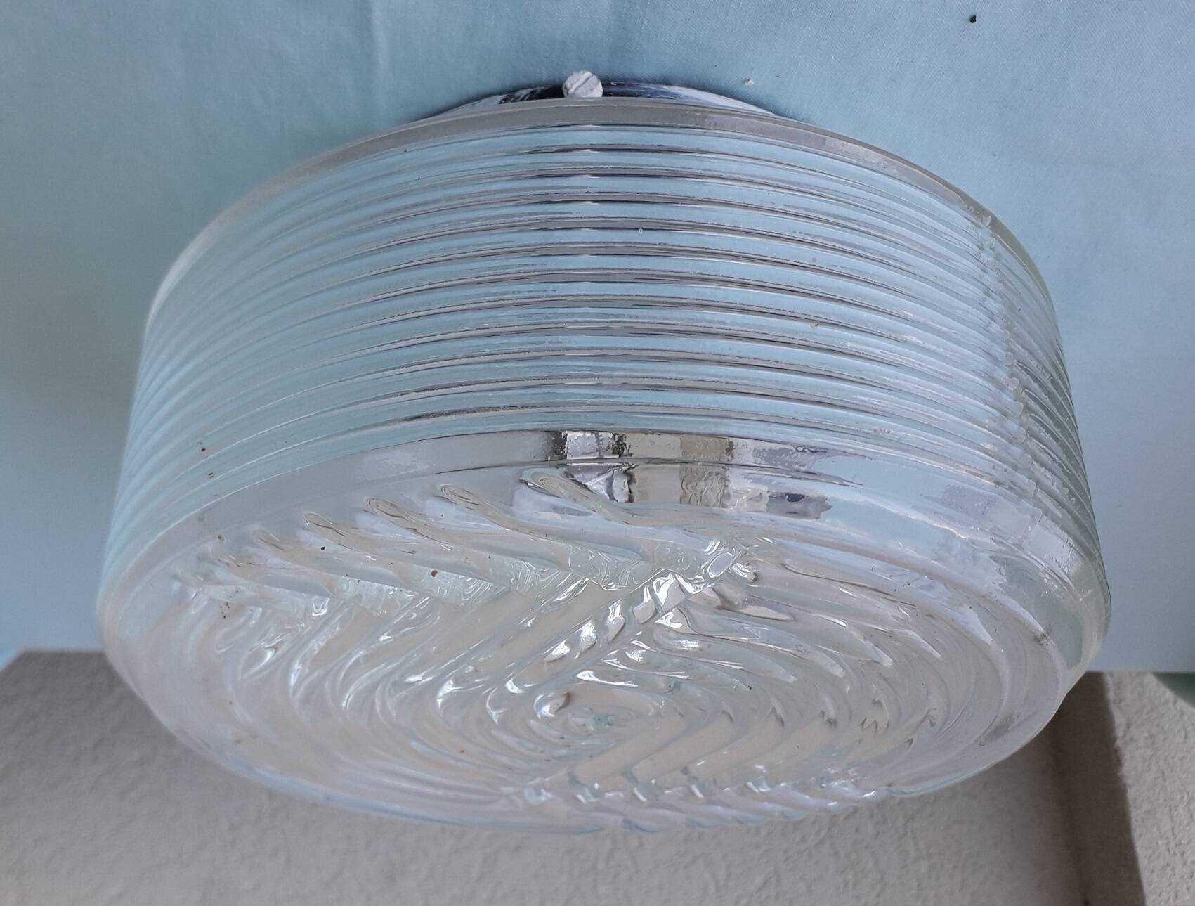 Glass ceiling light