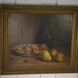 Oil painting on canvas, still life, signed C. Declercq, 1893