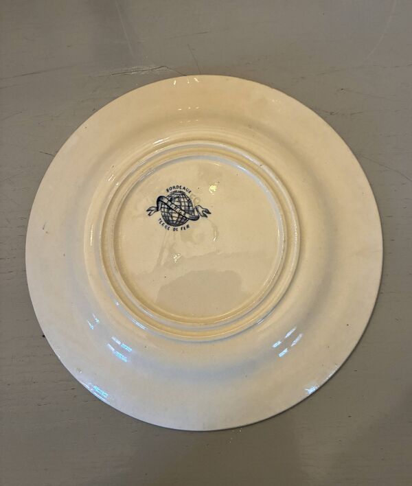 Assiette plate Fleurs Gien