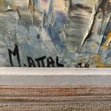 City landscape signed Attal