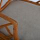 Faux bamboo chinese chippendale style armchair, 1970s