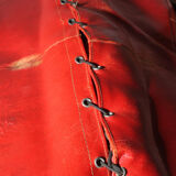 Brutalist Ottoman Camel Saddle Stool