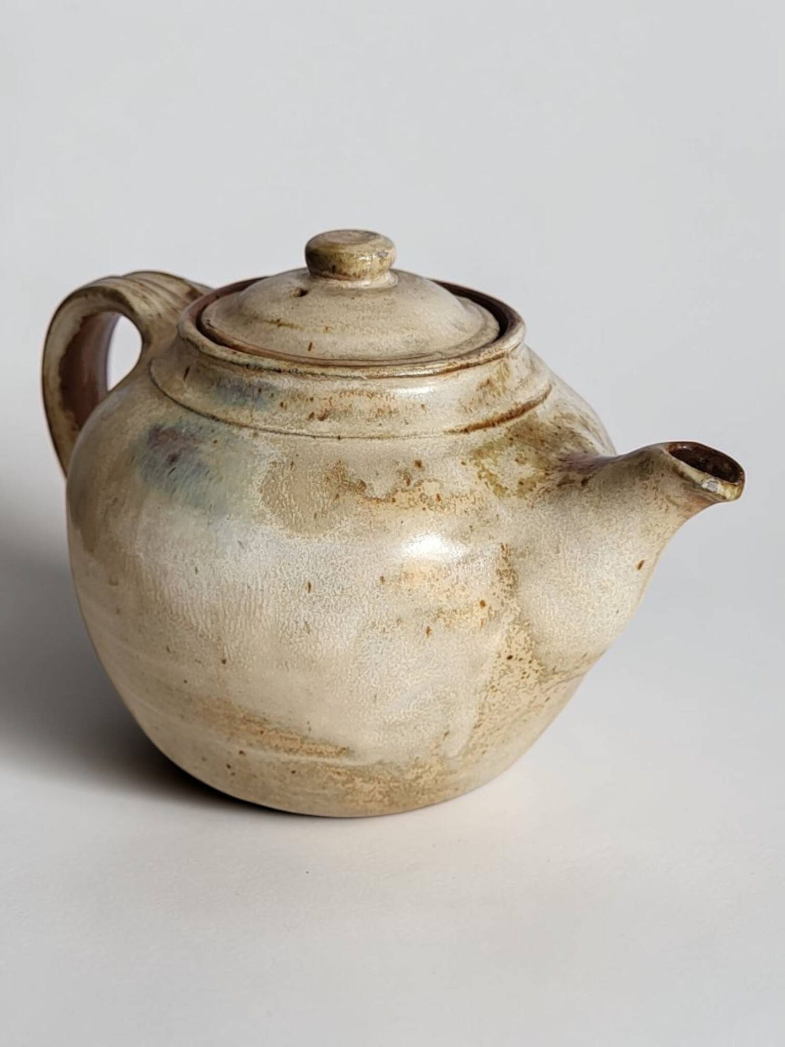 Glazed stoneware teapot – Hervé Rousseau, Atelier de Boisbelle, La Borne