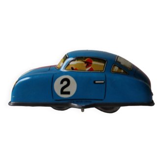 Vintage mechanical toys 'JW /Germany Western' 'blue car n°2'