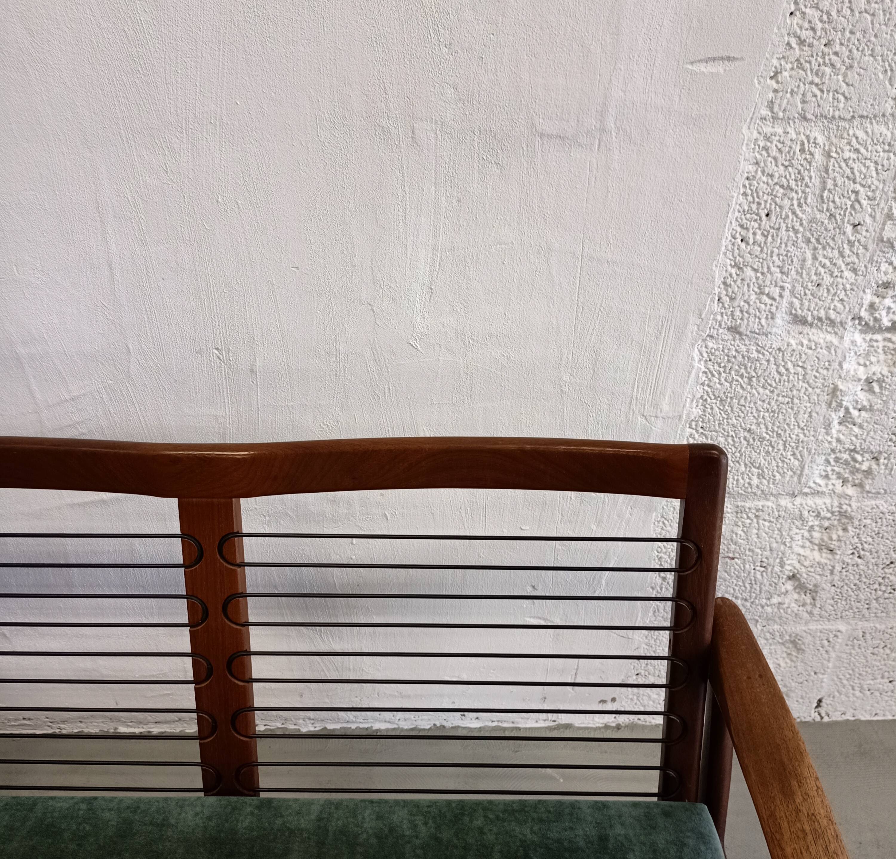 Teak Dutch design sofa by de Ster, 1960