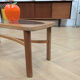 Vintage Nathan coffee table in teak and glass, 1960s.