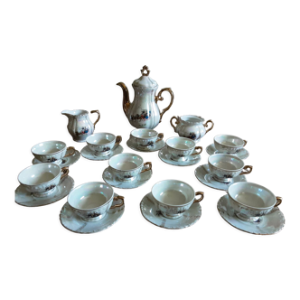 Fine porcelain coffee service