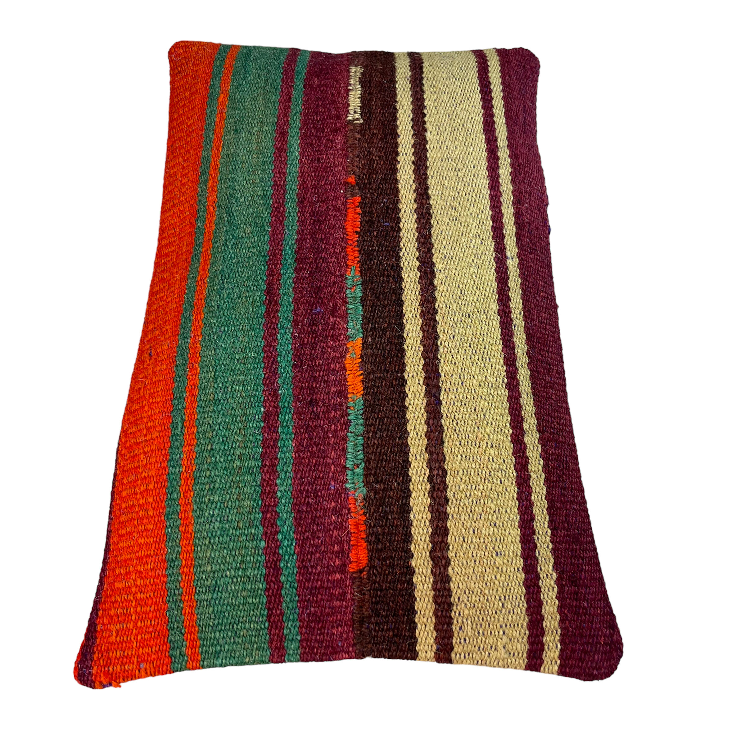 Vintage turkish kilim cushion cover, 30 x 50 cm