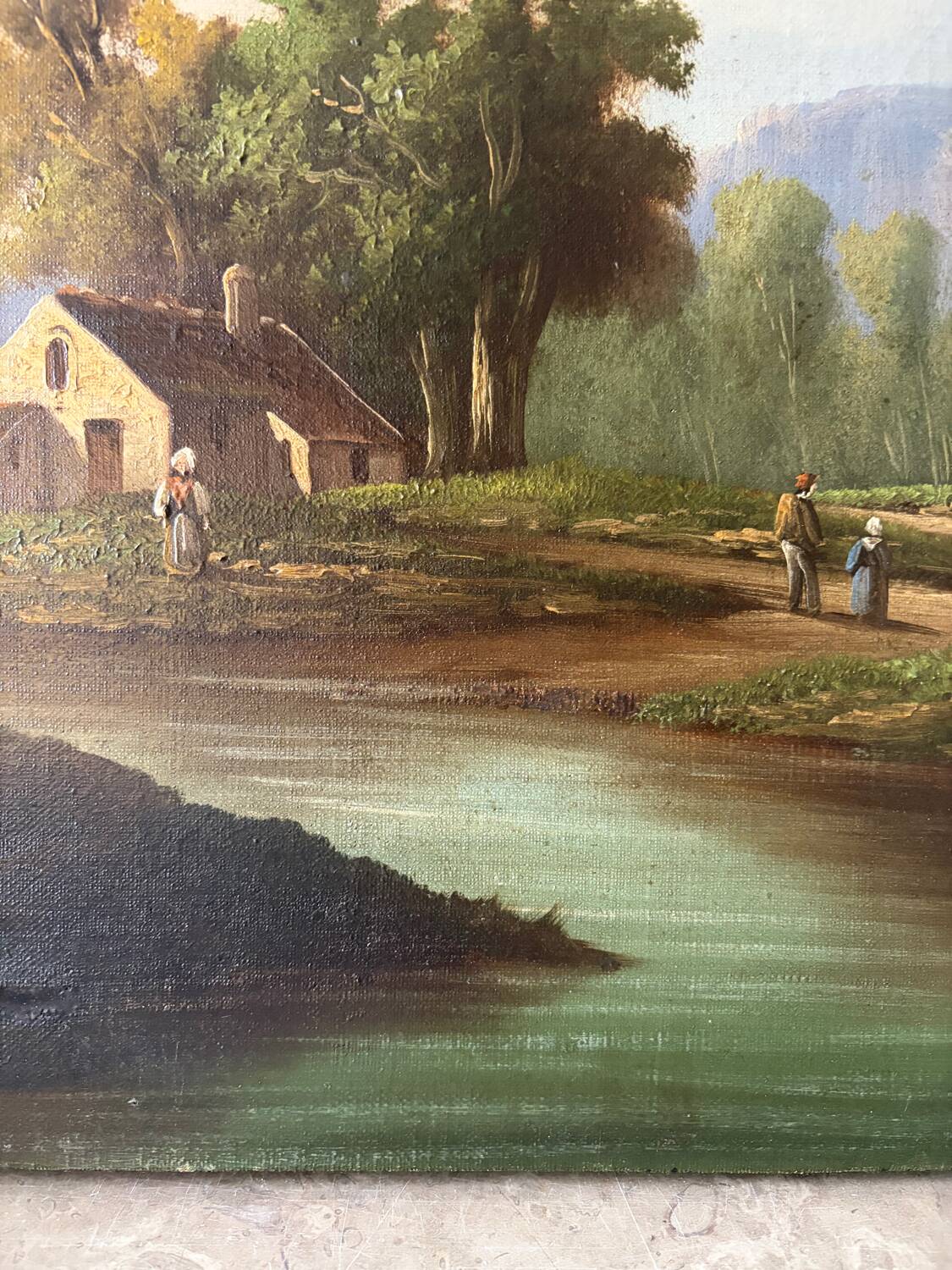 19th-century Dutch landscape, signed