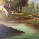 19th-century Dutch landscape, signed