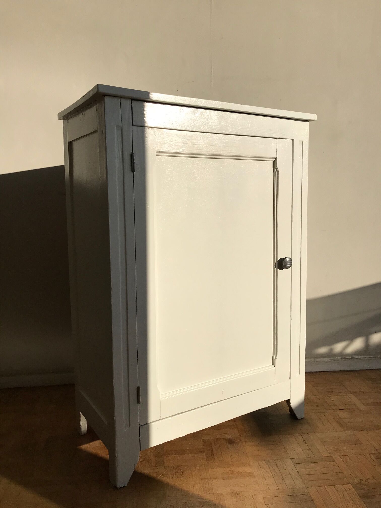 Parisian buffet of the 1940s painted white