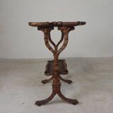 Art Nouveau tea table by Emile Galle, 1899