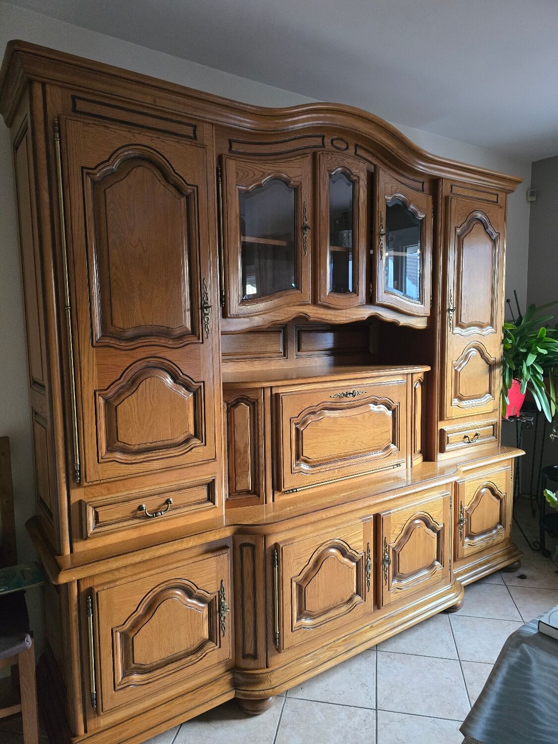 Light oak dining room sideboard