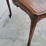 Louis XV style mid-style table in solid walnut